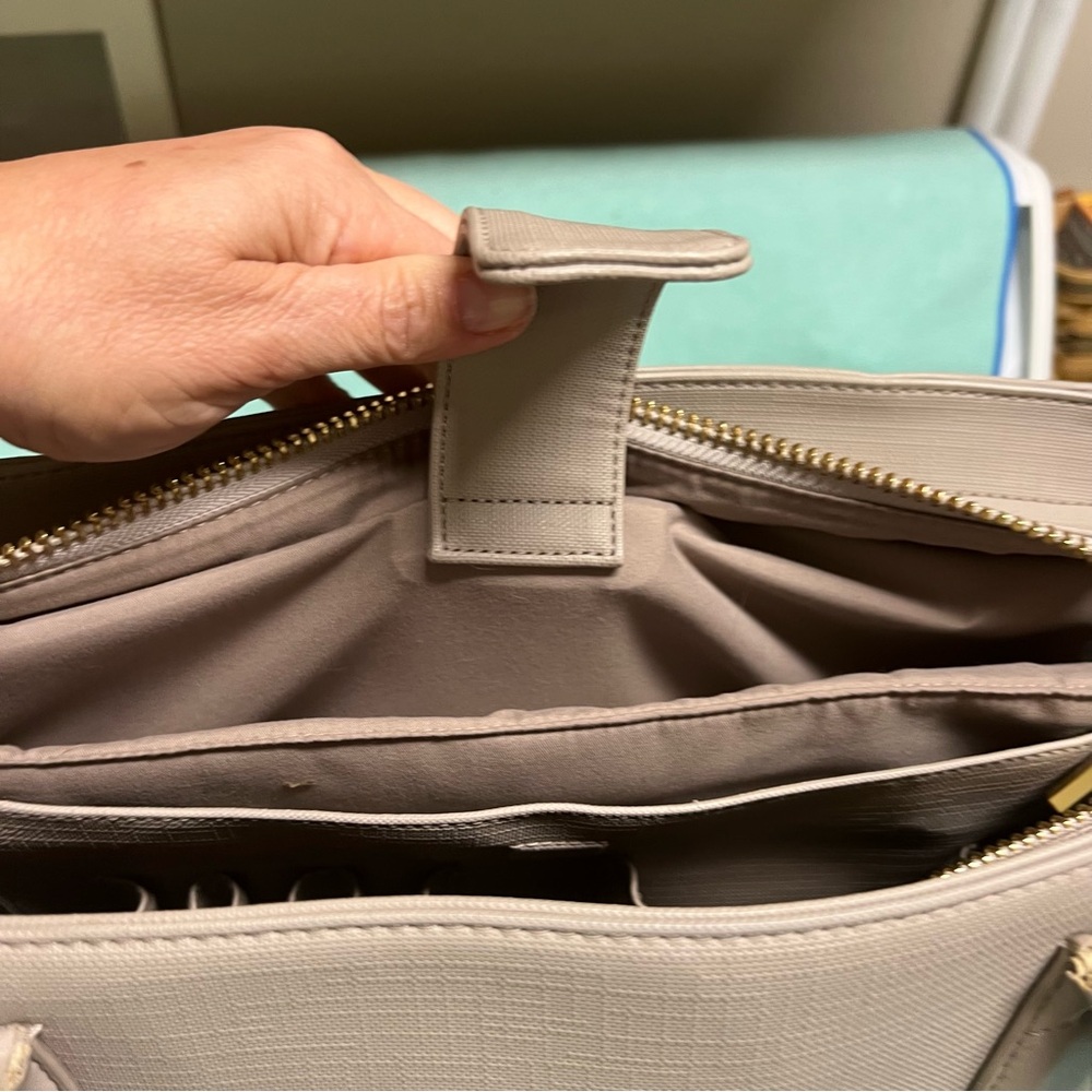 Dagne Dover Legend signature computer tote. Multiple interior pockets zip close - Picture 12 of 16